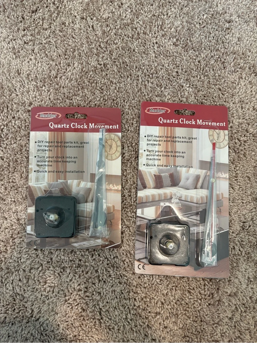 DIY Clock sets (3) - brand new!